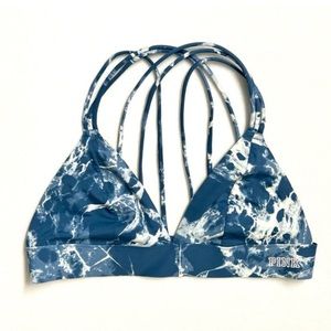 Victoria’s Secret PINK marble strappy bralette Size Medium